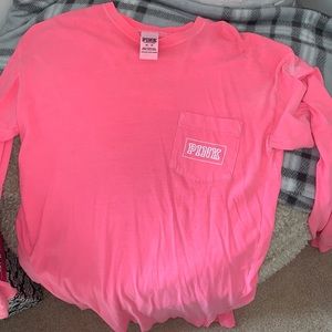 Pink long sleeve shirt